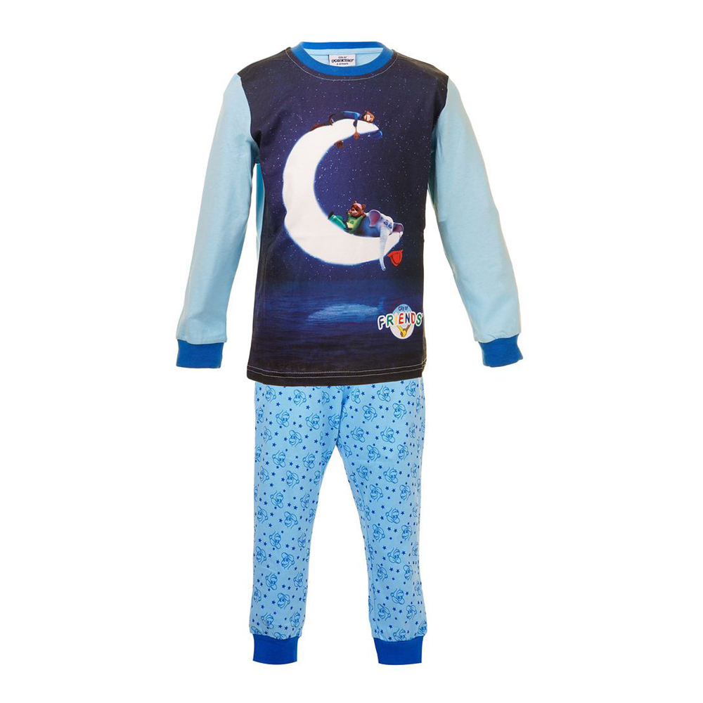 Pyjamas Barn Vännernas Stad Blå - Small