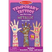 Melissa & Doug Tatueringar Metallic 75 st