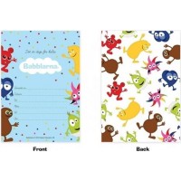 Babblarna Inbjudningskort 8 st