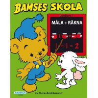 Bamses Skola Måla + Räkna