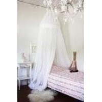 Miguelito Sänghimmel och myggnät i ett (Vit)