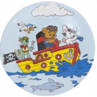 Bamse Tallrik Båtfärd