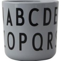 Design Letters ABC Mugg (Grå)