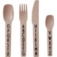 Design Letters Bestick Melamin (Rosa)