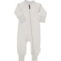 Geggamoja Classic Pyjamas (Ljusgrå)