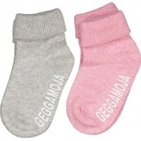 Geggamoja Classic Baby Strumpor 2-pack (Rosa)
