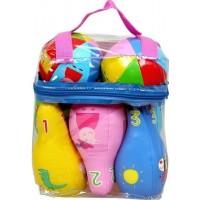 Greta Gris Mjukt Bowlingset