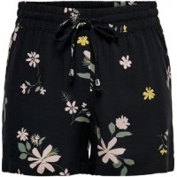 JDY Tryckta shorts (Svart)