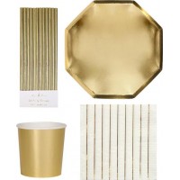 Meri Meri Kalaspaket Guld