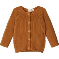 name it Timille Stickad Kofta (Bone Brown)