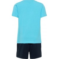 name it mini Shorts och T-shirt Pilo (Blue) (104)