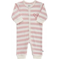 Pippi Prematur Bodysuit Randig (Peach Whip)