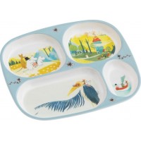 Rätt Start Our Sea Mumin Delad Tallrik (Fågel)