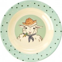 Rice Skål Melamin (Får Grön)