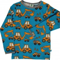 Småfolk T-shirt Maskiner (Blå)