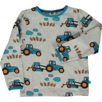 Småfolk T-shirt Traktorer (Grå)