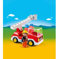 Playmobil 1.2.3 - Brandvagn med stege 6967