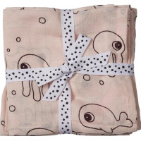 Done by Deer Sea Friends Filtar 70x70cm 2-pack (Rosa)