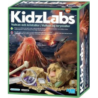 KidzLabs 4M Vulkan och kristaller