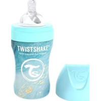 Twistshake Anti-Colic Stål 260ml (Marble Blue)