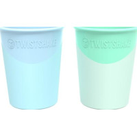 Twistshake Mugg 2-pack 170ml (Pastell Blå/grön)