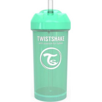 Twistshake Straw Cup 360 ml (Pastell Grön)