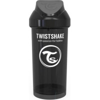 Twistshake Straw Cup 360 ml (Pastell Svart)